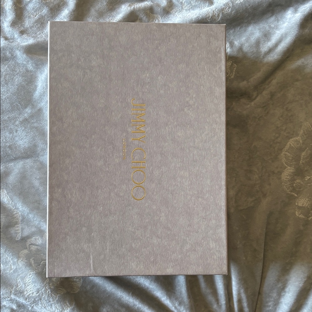 JIMMY CHOO Limited Edition Platinum/Plexi Romy Pointed Heels 100mm Like New! - Picture 9 of 10